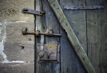 “Türschloss am Geisterturm von Weinsberg …” – (Bild 0086)
